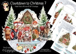 Countdown to Christmas 7 Rock-the-Shelf Card Mini Kit