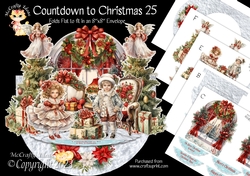 Countdown to Christmas 25 Rock-the-Shelf Card Mini Kit