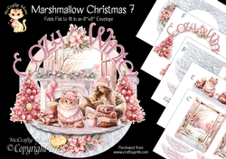 Marshmallow Christmas 7 Rock-the-Shelf Card Mini Kit