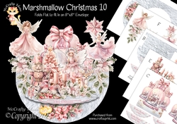 Marshmallow Christmas 10 Rock-the-Shelf Card Mini Kit