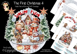 The First Christmas 4 Rock-the-Shelf Card Mini Kit