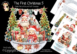 The First Christmas 5 Rock-the-Shelf Card Mini Kit