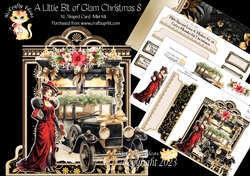 A Little Bit of Glam Christmas 8 XL Shaped Card Kit