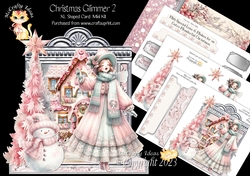 Christmas Glimmer 2 XL Shaped Card Kit