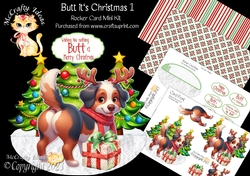 Butt its Christmas 1 Rocker Card