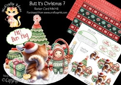 Butt its Christmas 7 Rocker Card