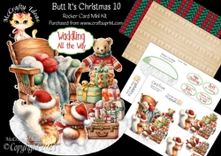 Butt its Christmas 10 Rocker Card