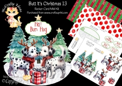 Butt its Christmas 13 Rocker Card