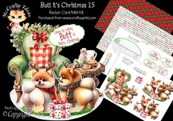 Butt its Christmas 15 Rocker Card