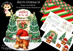 Butt its Christmas 16 Rocker Card
