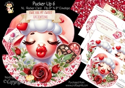 Pucker Up 6 XL Rocker Card 1