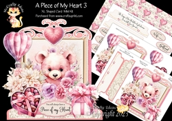 A Piece of My Heart 3 XL Shaped Card Kit