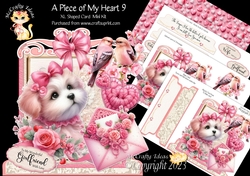 A Piece of My Heart 9 XL Shaped Card Kit