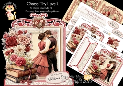 Choose Thy Love 1 XL Shaped Card Kit