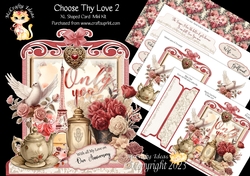 Choose Thy Love 2 XL Shaped Card Kit