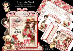 It had to be You 4 XL Shaped Card Kit