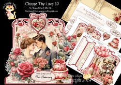 Choose Thy Love 10 XL Shaped Card Kit