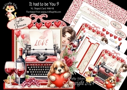It had to be You 9 XL Shaped Card Kit