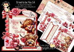 It had to be You 14 XL Shaped Card Kit