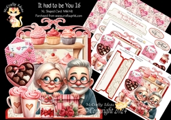 It had to be You 16 XL Shaped Card Kit