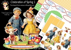 Celebration of Spring 1 Triple Easel