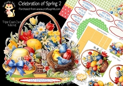 Celebration of Spring 2 Triple Easel