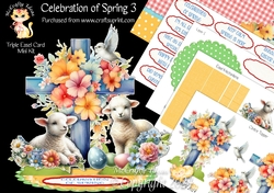 Celebration of Spring 3 Triple Easel