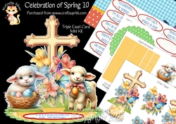 Celebration of Spring 10 Triple Easel