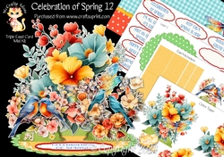Celebration of Spring 12 Triple Easel