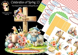 Celebration of Spring 13 Triple Easel