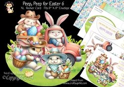 Peep Peep for Easter 6 XL Rocker Card