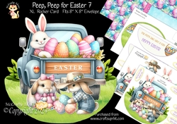 Peep Peep for Easter 7 XL Rocker Card