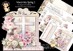 March into Spring 1 XL Shaped Card Kit
