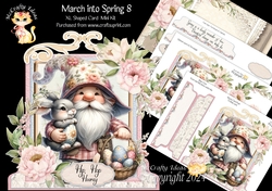 March into Spring 8 XL Shaped Card Kit