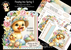 Peeping into Spring 5 XL Shaped Card Kit