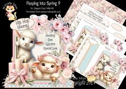 Peeping into Spring 9 XL Shaped Card Kit