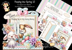 Peeping into Spring 10 XL Shaped Card Kit