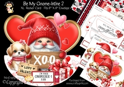 Be Mine Gnome-intine 2 XL Rocker Card