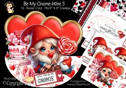 Be Mine Gnome-intine 5 XL Rocker Card