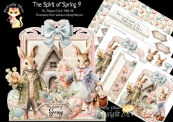 The Spirit of Spring 9 XL Shaped Card Kit