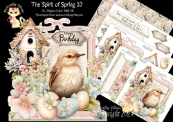 The Spirit of Spring 10 XL Shaped Card Kit