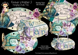 Forever a Mother 3 - Hanging Ovals Trio