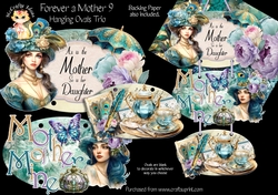 Forever a Mother 9 - Hanging Ovals Trio