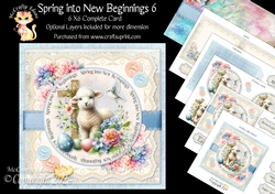Spring into New Beginnings 6 6x6 Simply Cards