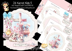 24 Karrot Kids 5 Shaped Easel Card