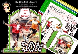 The Beautiful Game 2 XL Shaped Card Kit