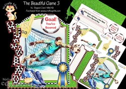 The Beautiful Game 3 XL Shaped Card Kit