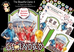 The Beautiful Game 4 XL Shaped Card Kit