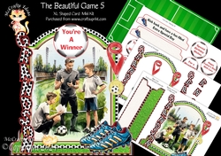 The Beautiful Game 5 XL Shaped Card Kit