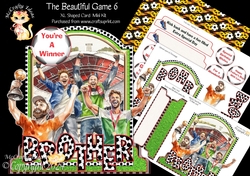 The Beautiful Game 6 XL Shaped Card Kit